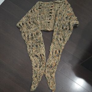 Chunky Knit Open Weave Sweater